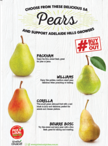 South Australia Pears