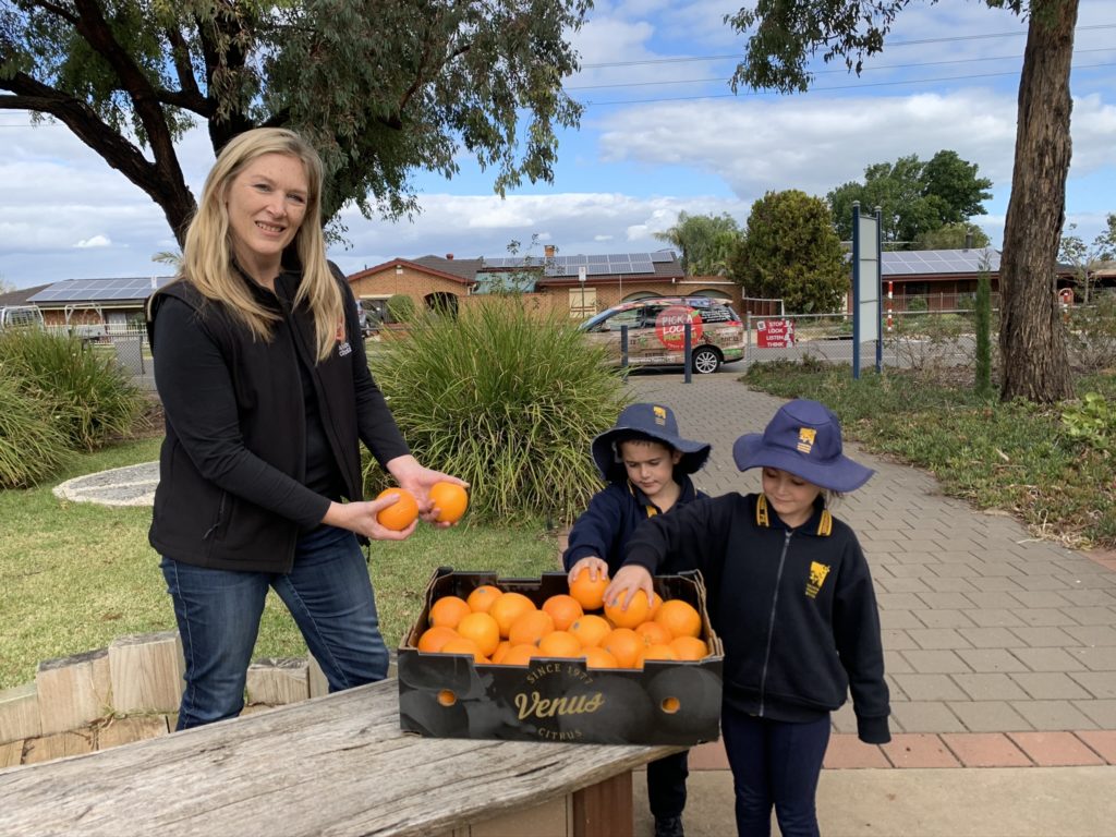 Penny Reidy Delivering Fruit to Virginia