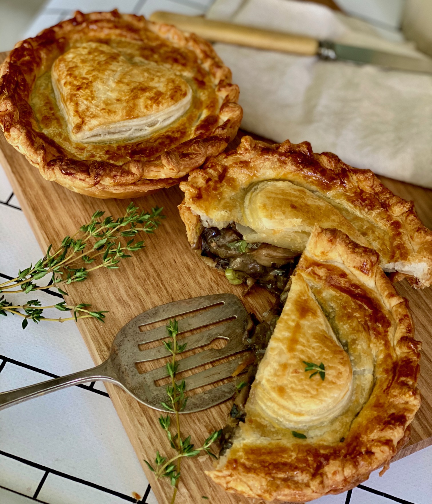 Mushroom Miso Pies By Mandy Hall PickALocalPickSA